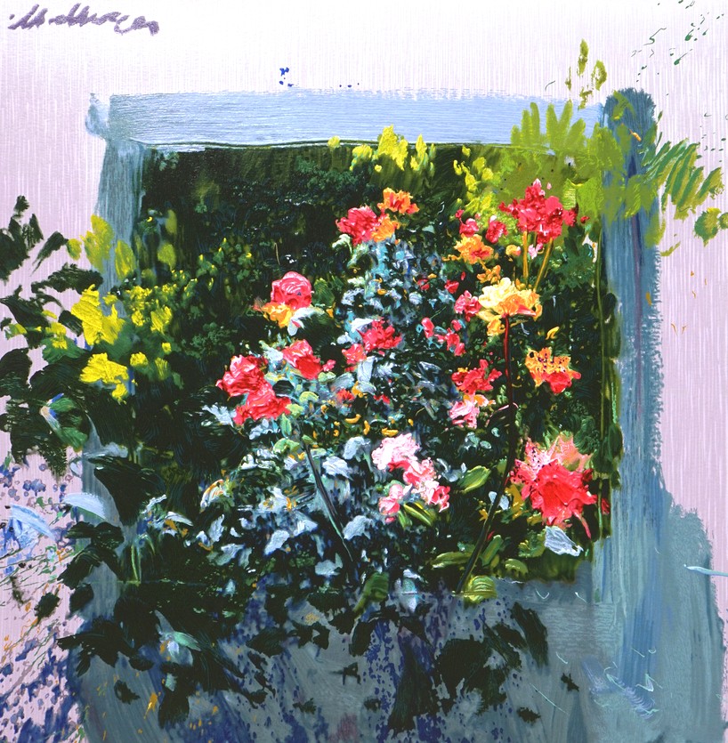 ホアキン・トレンツ・リャドの絵画作品　タイトルは、薔薇
